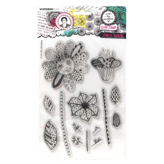 Clearstamp Playful Flowers...